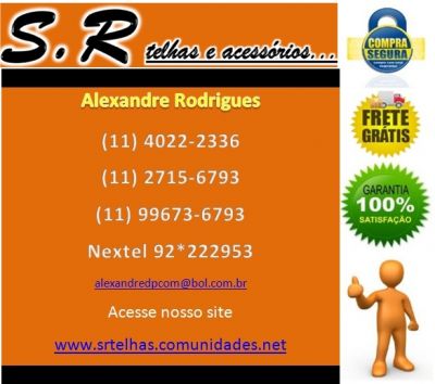 Telhas Eurotop cinza só R$ 1,75 frete grátis!