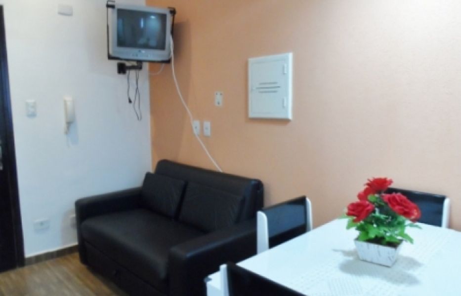 Cód. SV003 Prédio 30m da praia do Gonzaguinha 1 dormitório