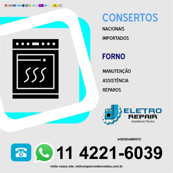 Reparos para forno Brastemp