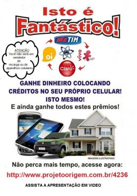 Agora o seu celular pré-pago vai te gerar dinheiro
