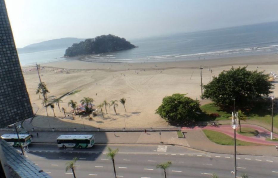 Cód. S001 KitNet em Santos frente ao mar 1 dormit. s/ garagem