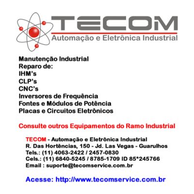 Manutenção Industrial, Reparo de Inversores, IHMs, CLPs e Placas Eletrônicas