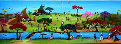 OBRAS DA ARTISTA NAIF ALMA IBACACHE COM AJUR SP 