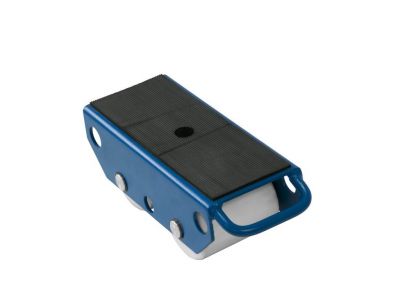 Carro tipo skate para movimentação de máquinas pesadas