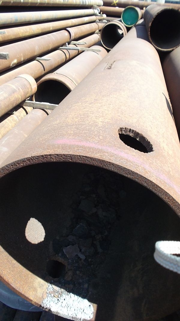 18 ton de tubos de aço de 30 x 1,5 pol