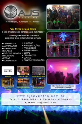 SONORIZAÇÃO, ILUMINAÇÃO E PROJEÇÃO