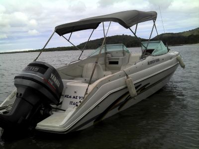 Vendo Lancha Ranner 6500 19` Motor Yamaha 115 HP tudo 2001