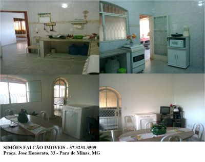 casa 3 quartos com quintal em Para de Minas, MG