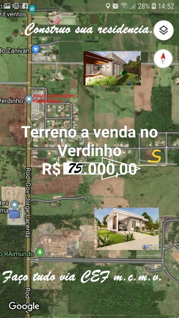 Terreno a venda bairro Verdinho Criciúma