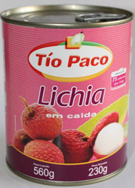 LICHIA EM CALDA TIO PACO 230GR CX C/24