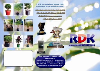 Vasos flexiveis para mudas de plantas