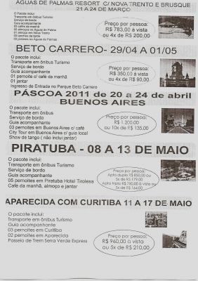Viagens e Turismo!!!
