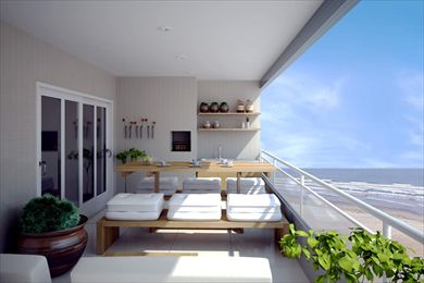 Imovel Novo de Frente para praia 