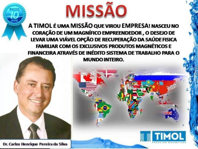 Seja um Representante Timol em sua cidade