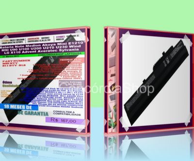 9 Cell Bateria Note Medion Akoya Mini E1210 MSI U90 U100 U200 U210 U230 Wind LG X110 Advent Averatec