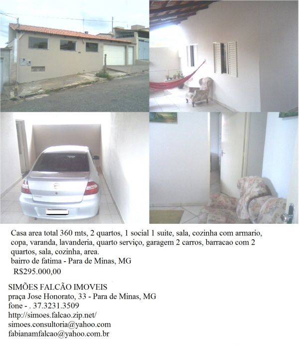 Casa 2 quartos em Para de Minas, MG