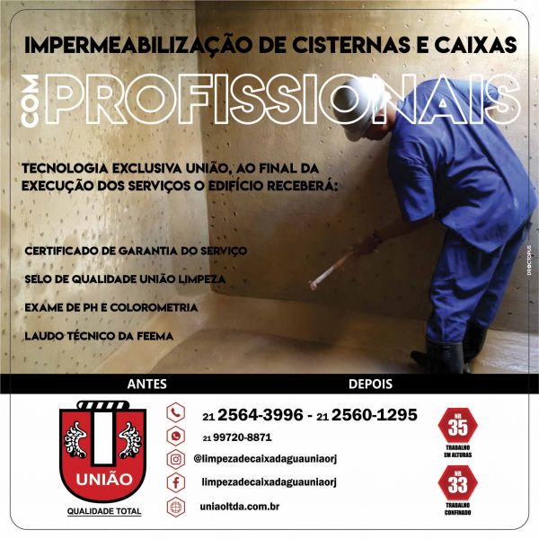 Desinfecção de Cisterna - Anchieta