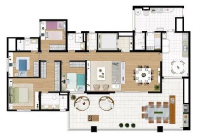 Apto Galleria Moóca Novo Pronto 4 Dorms(2 Suítes) ou 3 Suítes 3 ou 4 Vagas 210m²