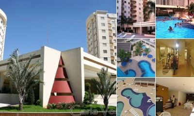Semana Santa Caldas Novas: Apartamentos para temporada com piscinas no Royal Park Residence