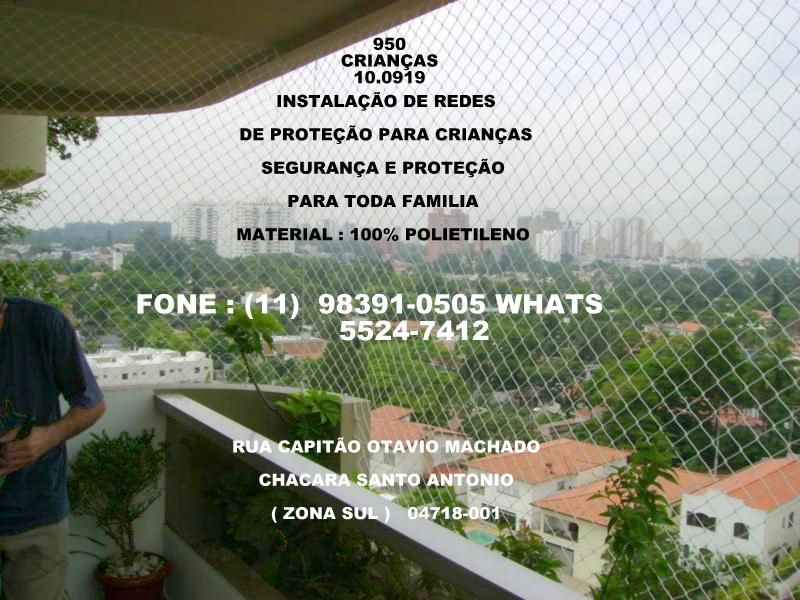 Telas de Proteção na Av. Jose Dini, Taboão da Serra, (11) 98391-0505 Whats