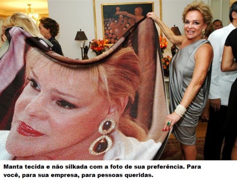 MANTA PERSONALIZADA COM SUA FOTO