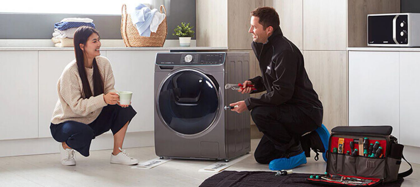 Consertos para lavadora de roupas Samsung ou LG