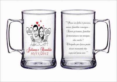 Canecas Acrílicas Caricatura