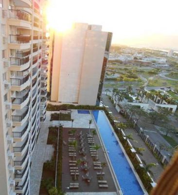 Apartamento na Barra da Tijuca, Península de 02 quartos. 