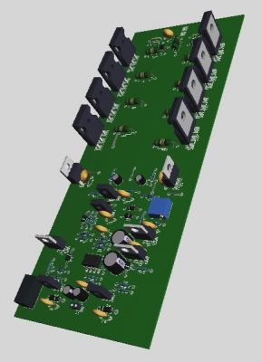 Amplificador 400w placa montada
