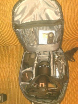 Mochila para equipamentos fotograficos