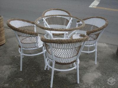 móveis artesanais de aluminio com fibra sintetica