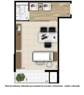 Salas Comerciais-Paraiso/Lançamento