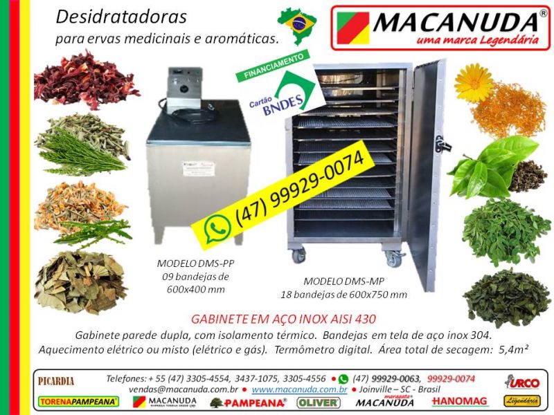 Secador de Pólen Modelo DMS-PP MARCA MACANUDA