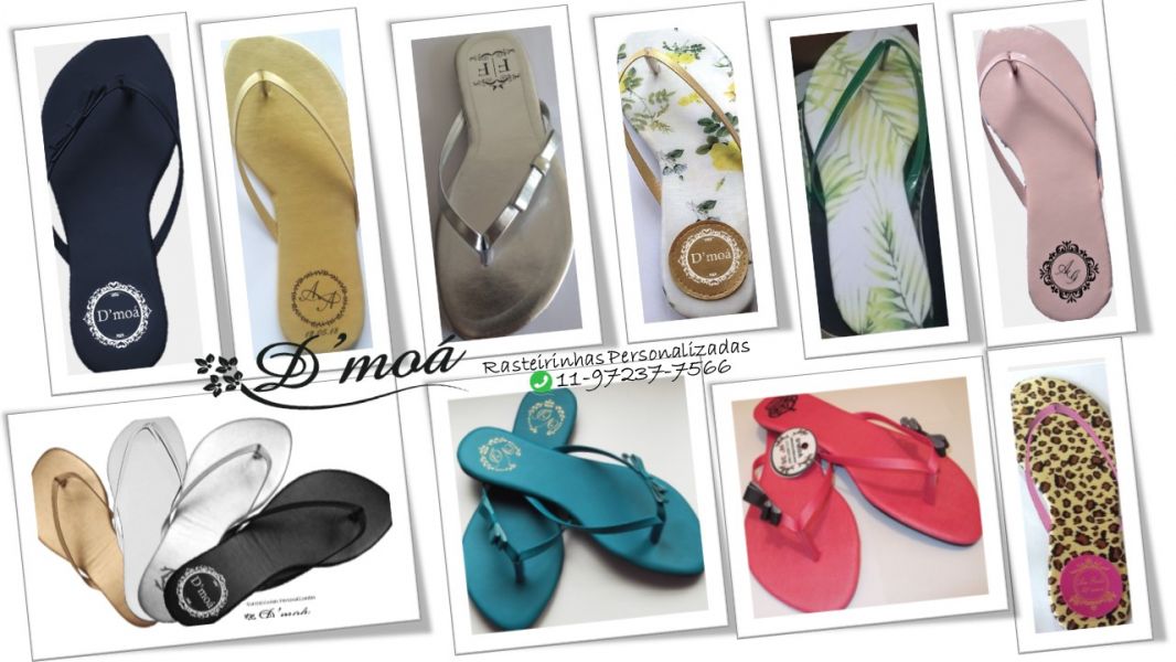 Rasteirinhas personalizadas 