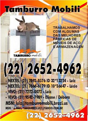 MÓVEIS DE AÇO E ARMAZENAGEM em geral