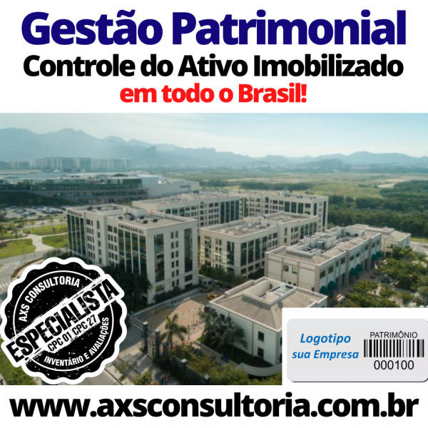 Controle do Ativo Imobilizado em Condomínios Residenciais e Empresariais - em todo o Brasil!