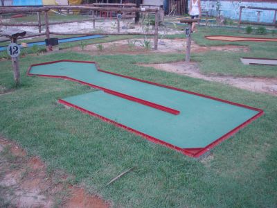 Campo de mini golfe