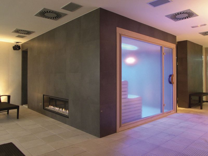 Sauna Seca com luz led - Lazer Sauna