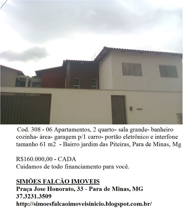 APartamento 2 quartos, 1 vaga, jardim das piteiras