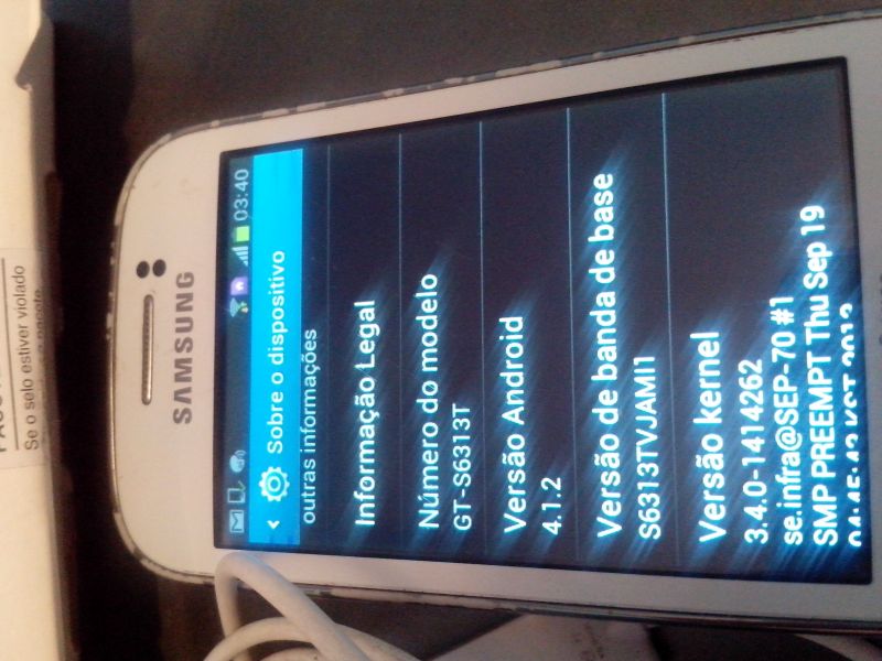 Sansung Duos/Modelo GT-56802B/Dois chips/android