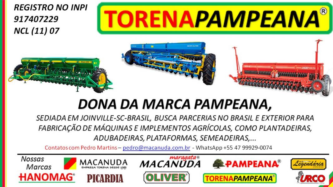 DONA DA MARCA TORENA PAMPEANA Máquinas Busca Parcerias  