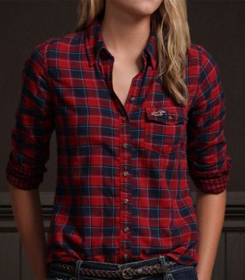  Camisa Hollister Xadrez Feminina No Brasil Modelos Exclusivos