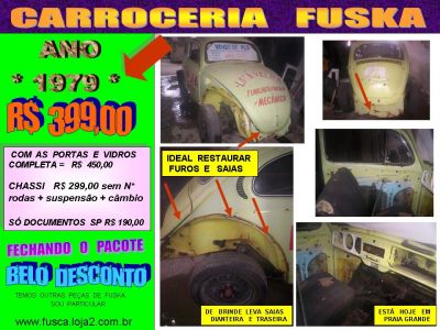 KIT BAJA  E PEÇAS  PARA  VOLKSWAGEN  FUSCA É COM A KB