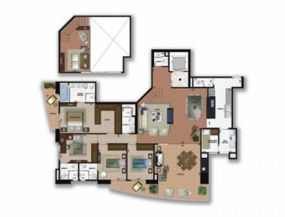 Vendo Apto no Florida Penthouse / com Mesanino / Brooklin / 206m²