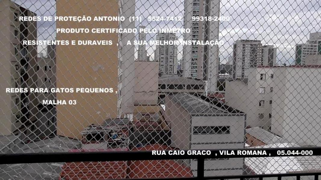 Redes de ProteÃ§Ã£o para varandas, sacadas, janelas, gradil, (11)  98391-0505