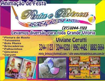 Animação de Festa Pinta e Brinca