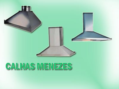 Coifa de inox escovado