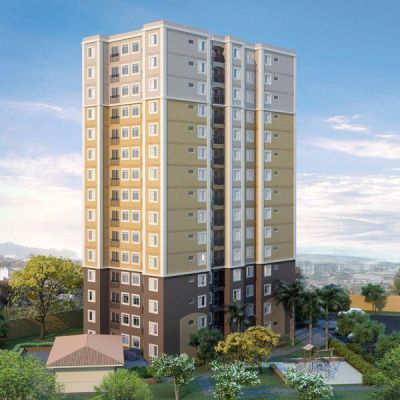 Aptos 2 dorm Alameda São Bernardo Alameda dos Jacarandás