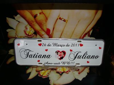 Placa de Carro Personalizada