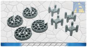 CANTONEIRAS PERFIS PVC ALUMÍNIO JUNTA DE DILATAÇÃO ESPAÇADORES DISTANCIADORES PARA ARMADURA DE FERRO